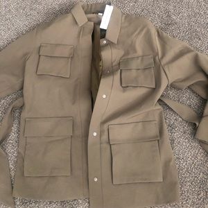 Top shop green jacket. Never worn!